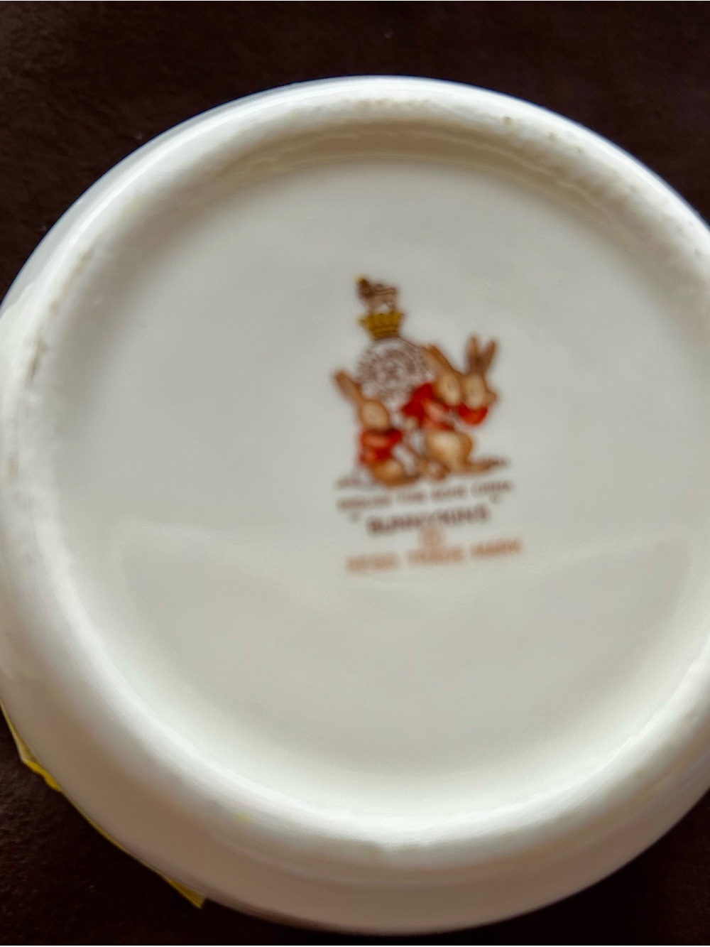 Royal Doulton Children's Bunny Parade Plate - White with Multicolor Accents - Picture 10 of 16